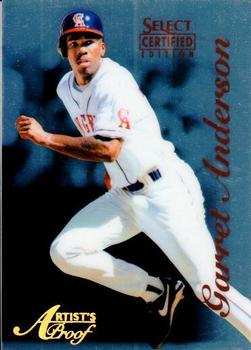 1996 Select Certified - Artist's Proofs #95 Garret Anderson Front