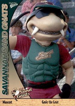 2004 MultiAd Savannah Sand Gnats #33 Gnic The Gnat Front