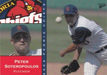 2004 MultiAd Peoria Chiefs #27 Peter Soteropoulos Front