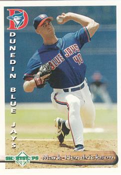 2000 Grandstand Dunedin Blue Jays #NNO Mark Hendrickson Front