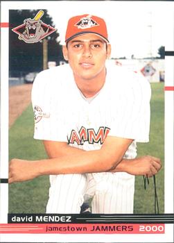 2000 Grandstand Jamestown Jammers #NNO David Mendez Front