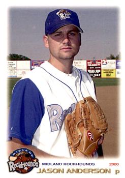 2000 Grandstand Midland RockHounds #NNO Jason Anderson Front