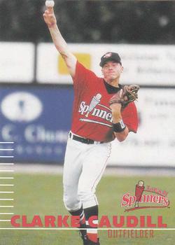2000 Multi-Ad Lowell Spinners #18 Clarke Caudill Front