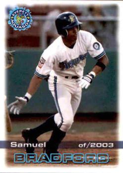 2003 Grandstand Everett AquaSox #NNO Samuel Bradford Front