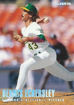 1996 Fleer - Tiffany #206 Dennis Eckersley Front