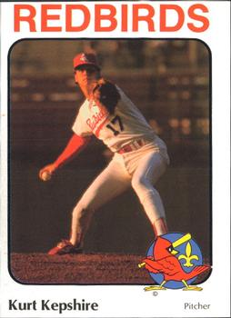 1984 Riley's Sports Gallery Louisville Redbirds #17 Kurt Kepshire Front