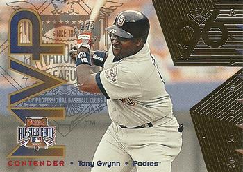 1996 Leaf - All-Star Game MVP Contenders Gold Exchange #8 Tony Gwynn Front