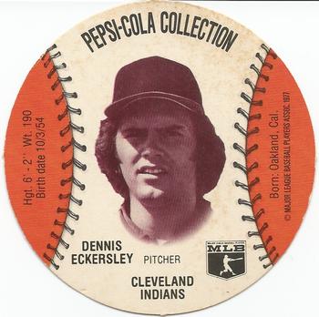 1977 Pepsi-Cola Collection Glove Discs #NNO Dennis Eckersley Front