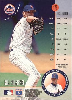 1996 Leaf - Press Proofs Bronze #173 Bill Pulsipher Back