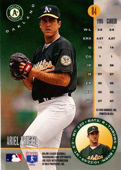 1996 Leaf - Press Proofs Gold #84 Ariel Prieto Back