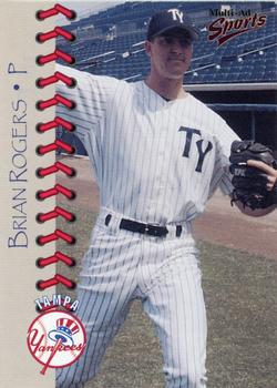 1999 Multi-Ad Tampa Yankees Update #22 Brian Rogers Front