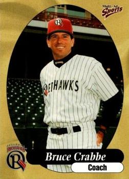 1999 Multi-Ad Oklahoma RedHawks #28 Bruce Crabbe Front