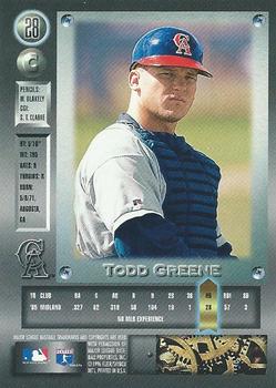 1996 Metal Universe - Platinum #28 Todd Greene Back