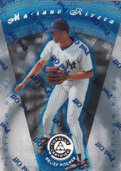 1997 Pinnacle Totally Certified - Platinum Blue #62 Mariano Rivera Front