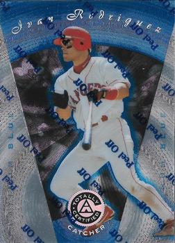 1997 Pinnacle Totally Certified - Platinum Blue #79 Ivan Rodriguez Front