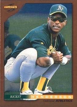 1996 Score - Dugout Collection (Series One) #10 Rickey Henderson Front