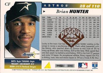 1996 Score - Dugout Collection (Series One) #28 Brian Hunter Back