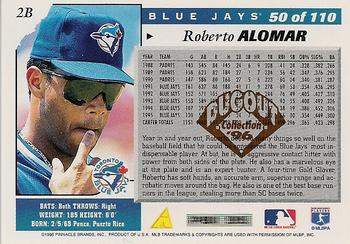 1996 Score - Dugout Collection (Series One) #50 Roberto Alomar Back