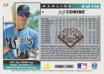 1996 Score - Dugout Collection Artist's Proofs (Series One) #9 Jeff Conine Back