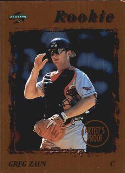 1996 Score - Dugout Collection Artist's Proofs (Series One) #110 Gregg Zaun Front