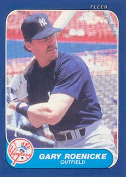 1986 Fleer Update #U-98 Gary Roenicke Front