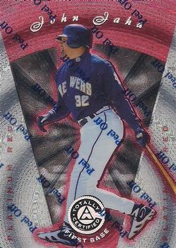 1997 Pinnacle Totally Certified #57 John Jaha Front