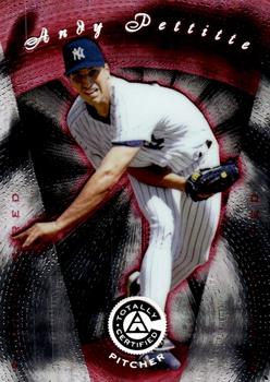 1997 Pinnacle Totally Certified #92 Andy Pettitte Front