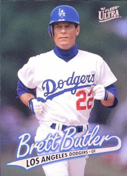 1997 Ultra #417 Brett Butler Front