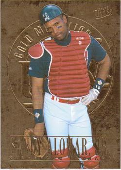 1996 Ultra - Gold Medallion #340 Sandy Alomar, Jr. Front