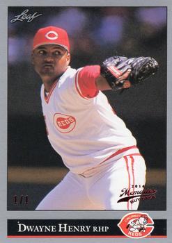 2014 Leaf Best of Baseball - Leaf Memories 1992 Buyback Red #433 Dwayne Henry Front