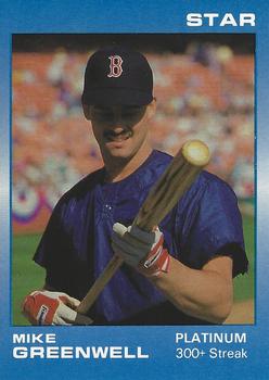 1989 Star Platinum #15 Mike Greenwell Front