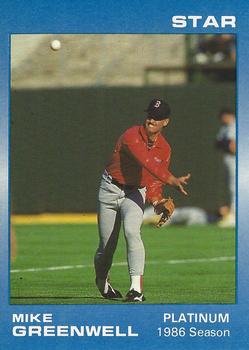 1989 Star Platinum #16 Mike Greenwell Front