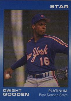 1989 Star Platinum #63 Dwight Gooden Front