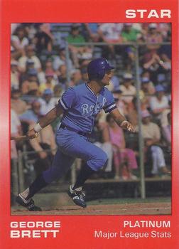 1989 Star Platinum #133 George Brett Front