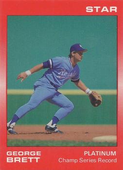 1989 Star Platinum #139 George Brett Front