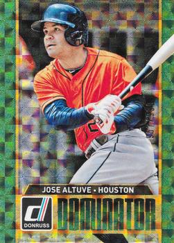 2015 Donruss - Elite Dominator #10 Jose Altuve Front