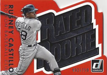 2015 Donruss - Rated Rookies Die Cut Silver #1 Rusney Castillo Front