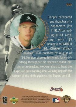 1996 Upper Deck - Diamond Destiny #DD1 Chipper Jones Back