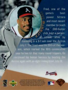 1996 Upper Deck - Diamond Destiny #DD2 Fred McGriff Back