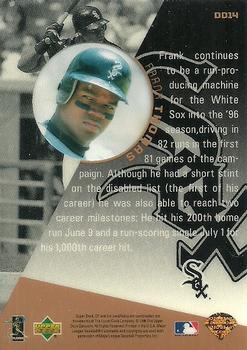 1996 Upper Deck - Diamond Destiny #DD14 Frank Thomas Back