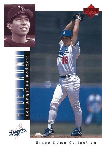 1996 Upper Deck Hideo Nomo Collection 3x5 #3 Hideo Nomo Front