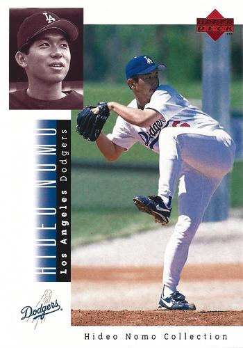 1996 Upper Deck Hideo Nomo Collection 3x5 #13 Hideo Nomo Front