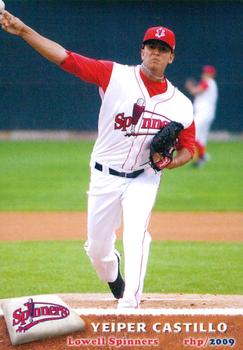 2009 Grandstand Lowell Spinners #NNO Yeiper Castillo Front