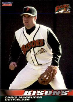 2002 Choice Buffalo Bisons #14 Chris Magruder Front