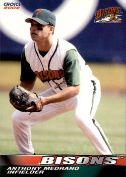 2002 Choice Buffalo Bisons #16 Anthony Medrano Front
