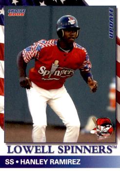 2002 Choice Lowell Spinners Update #03 Hanley Ramirez Front
