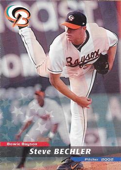 2002 Grandstand Bowie Baysox #NNO Steve Bechler Front