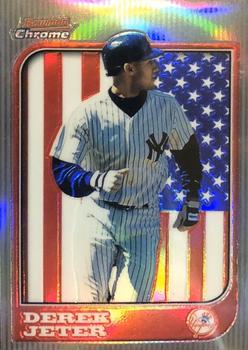 1997 Bowman Chrome - International Refractors #1 Derek Jeter Front