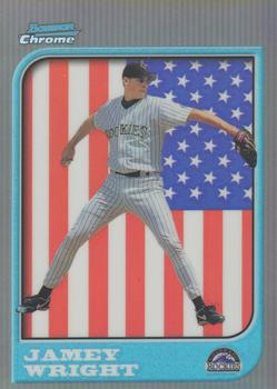 1997 Bowman Chrome - International Refractors #266 Jamey Wright Front