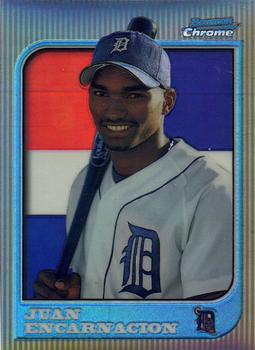 1997 Bowman Chrome - International Refractors #269 Juan Encarnacion Front